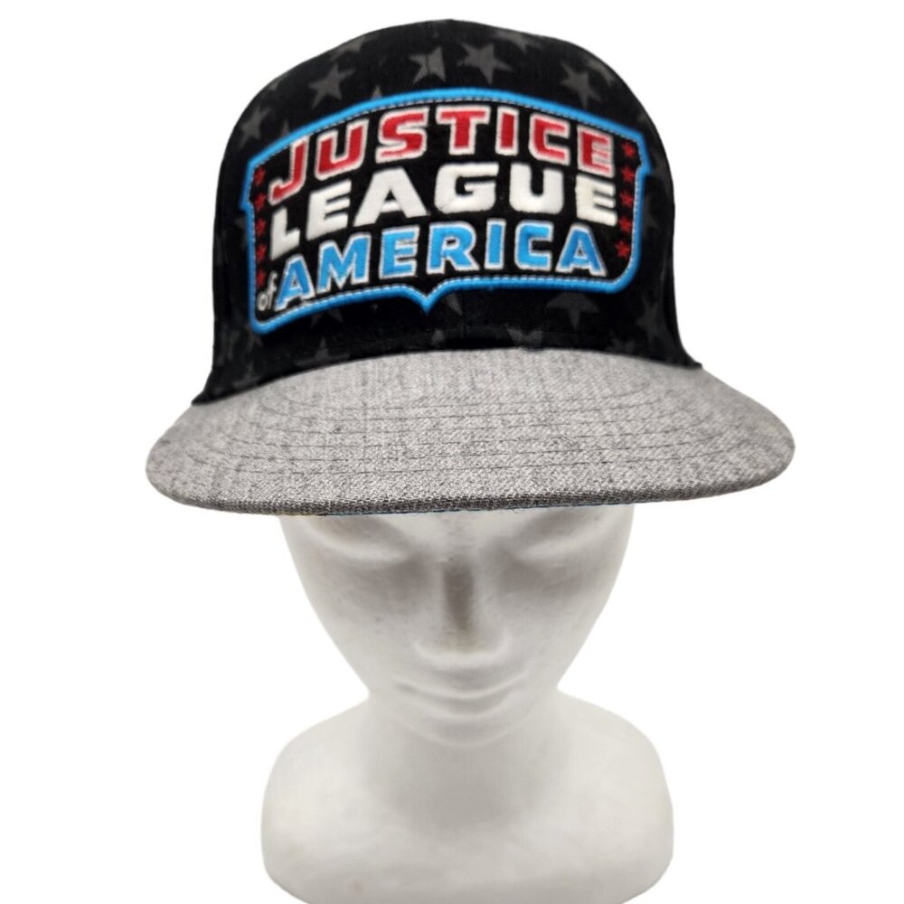 DC Comics‎ Justice League Adjustable Snapback Baseball Flat Brim Hat Cap NEW